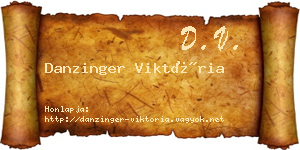 Danzinger Viktória névjegykártya